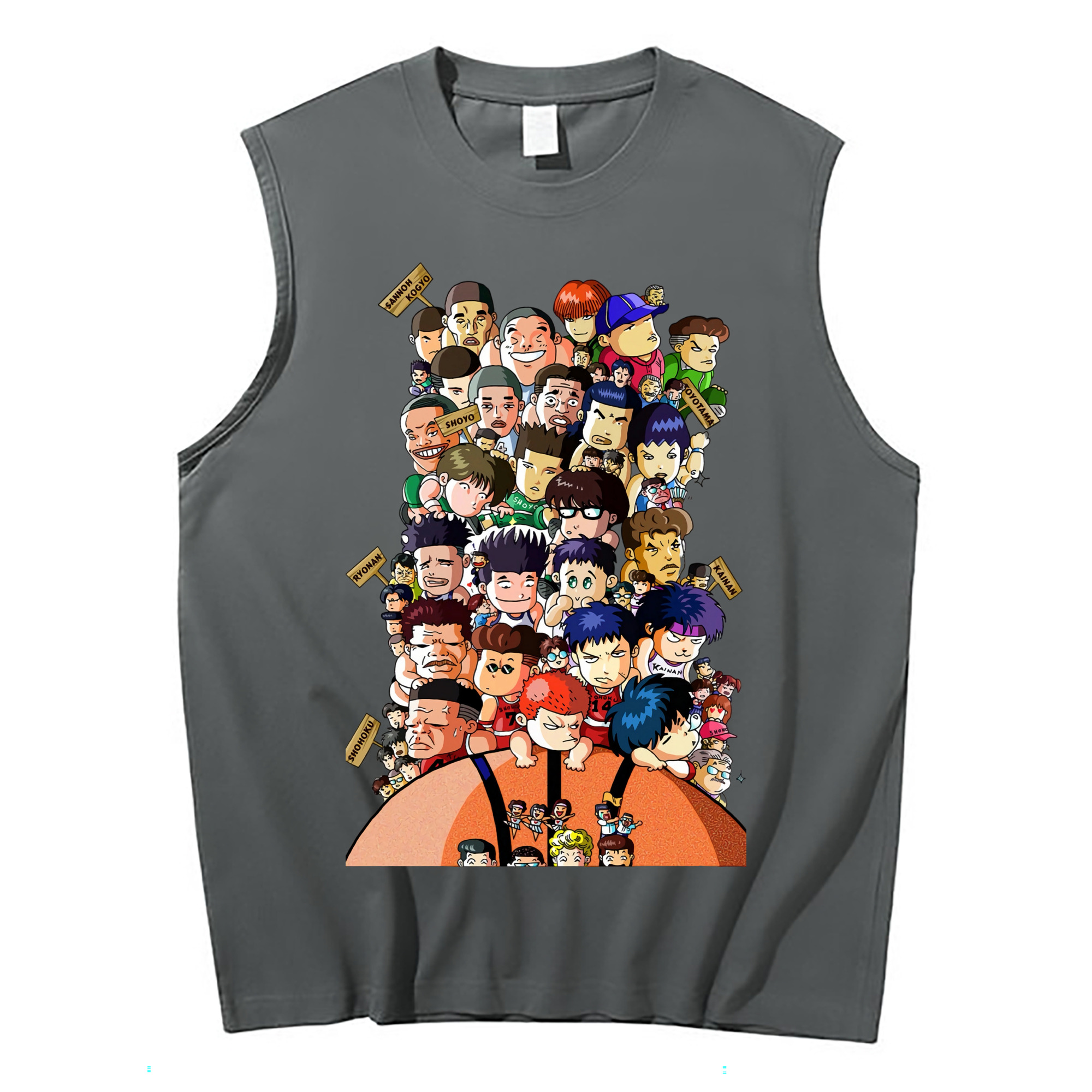 （画像用） SLAM DUNK／スラムダンク コットン100％タンクトップ（フロントプリント）